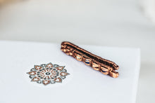 Load image into Gallery viewer, Copper Tie Bar with Birthstone, Metal Tie Clip, Father’s Jewelry, Gift for Dad, Custom Gift for Him